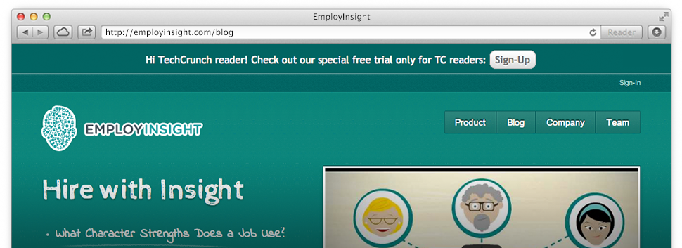 Spinnakr targeted users