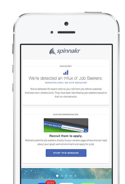 Spinnakr on iPhone